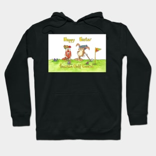 Easter Golf funny greeting card Hoodie